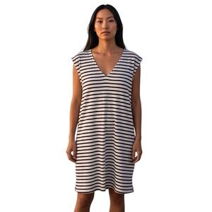 J.Crew Striped Shift Dress Small Knee Length Coastal Grandma Resortwear